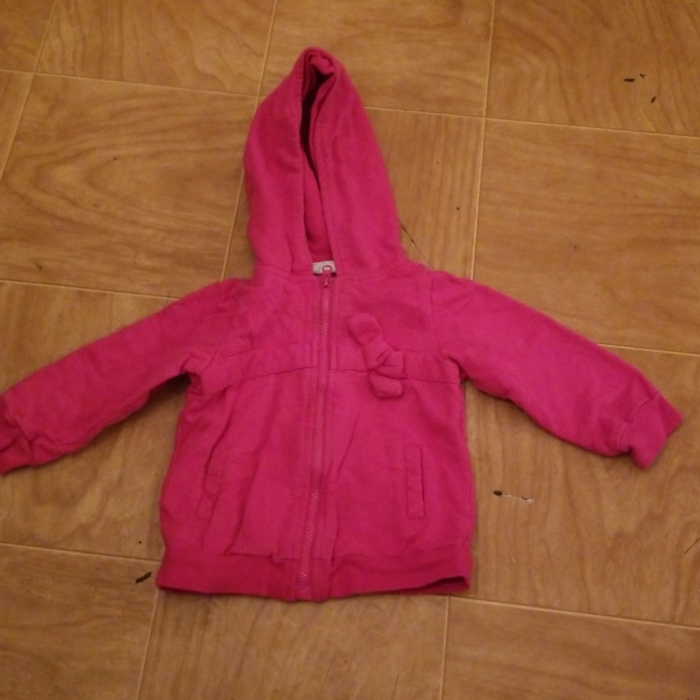 Hot pink hoodie